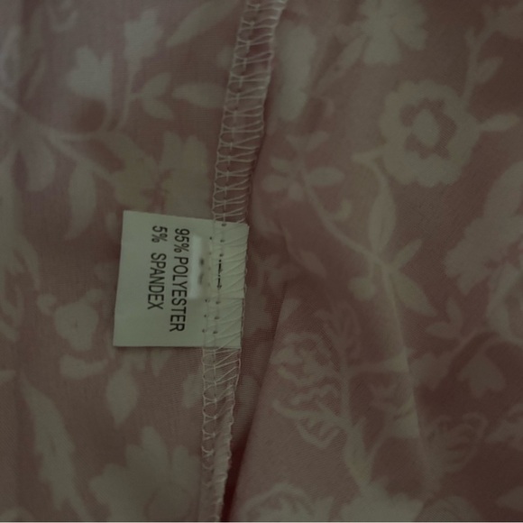 Boho sundress, pink floral, size Medium - Picture 4 of 4